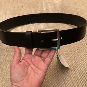 NWT Genuine Leather black H&M men’s belt 31-32”